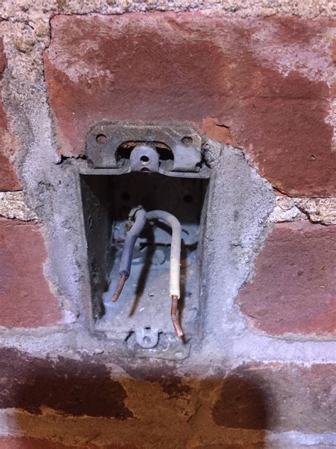 how to put a junction box in a brick wall|adding electrical box existing wall.